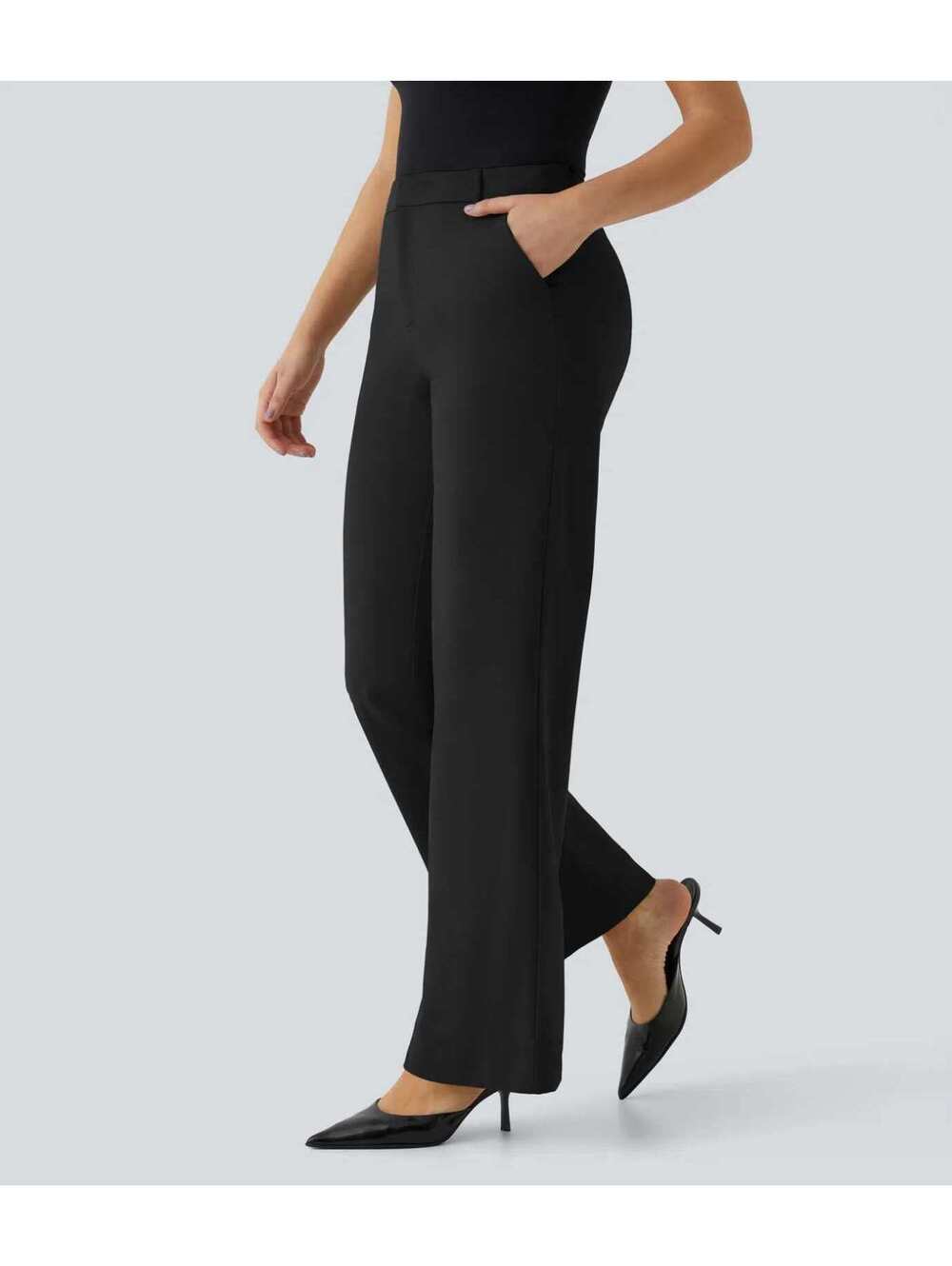 Halara Flex High Waisted Work Pants Black Size XL